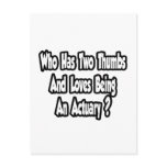 Actuary Joke...Two Thumbs Postcards