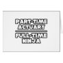 Actuary...Ninja Greeting Cards