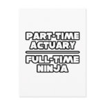 Actuary...Ninja Postcards