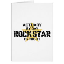 Actuary Rock Star by Night Cards