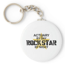 Actuary Rock Star by Night Key Chains