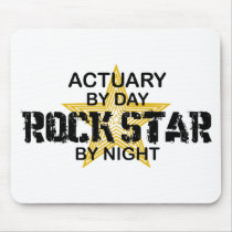 Actuary Rock Star by Night Mouse Mats