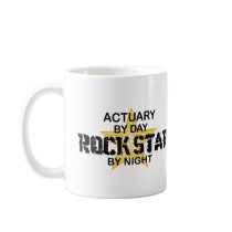 Actuary Rock Star by Night Mug