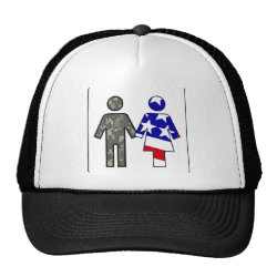 ACU Boy/ Patriotic Girl Trucker Hats
