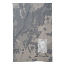 ACU Personalized Camo American MoJo Kitchen Towel