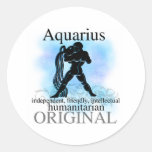 Acuario sobre usted pegatina