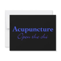 Acupuncture - Open the chi invitations by WellnessJunkie Acupuncture - Open the chi invitations