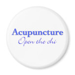 Acupuncture - Open the chi Fridge Magnets