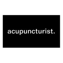 Acupuncturist Business Card