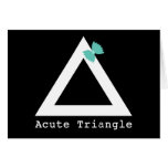 Acute Triangle Greeting Card