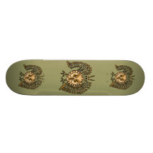 AD- Awesome Owl Art Skateboard