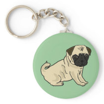 AD- Awesome Pug Key Chain