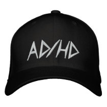 AD/HD embroidered hats