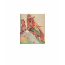 ad of lady and 2 dogs t-shirt