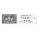AD ORIENTEM PRIEST & PEOPLE TURNING... bumper stickers