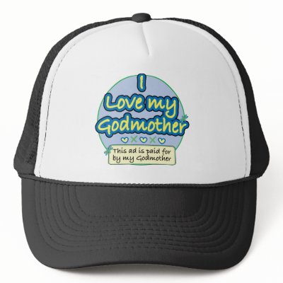 Ad paid for by my Godmother blue Mesh Hats by bbdesignsco