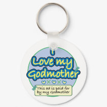 Ad paid for by my Godmother blue keychains by bbdesignsco Ad paid for by my Godmother blue keychains