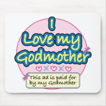 Ad paid for by my Godmother pk Mouse Mat
