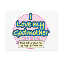 Ad paid for by my Godmother pk postcards