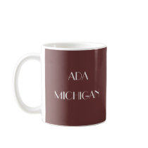 Ada Michigan Coffee Mug