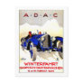 ADAC German Auto Race ~ Vintage Automobile Ad Postcard