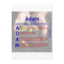 Adam Acrostic Postcards