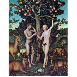 Adam And Eve By Cranach D. Ä. Lucas (Best Quality) Cut Out