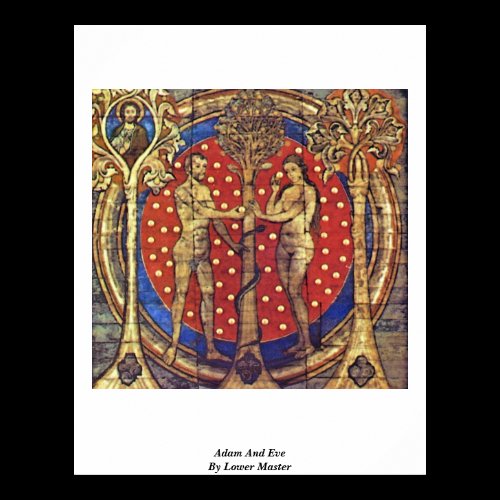 Adam And Eve By Lower Master Poster