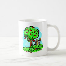 Adam and Eve Christian artwork Coffee Mug