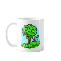 Adam and Eve Christian artwork Coffee Mug