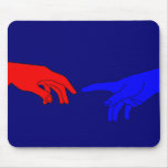 Adam and God Mouse Mats