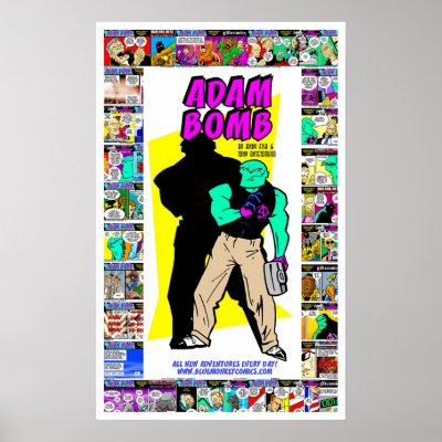 Adam Bomb! Poster by undercoverfish