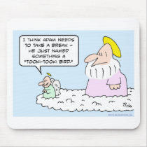 adam god tooki tooki bird mouse pad