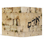 Adam - HaKotel (The Western Wall) 3 Ring Binders
