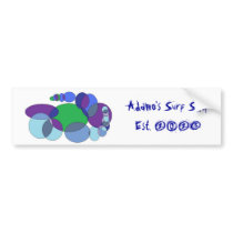 Adamo's Surf Shop Bumper Sticker bumper stickers by Adamophoto Adamo's Surf Shop Bumper Sticker bumper stickers