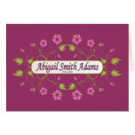 Adams ~ Abigail Smith Card
