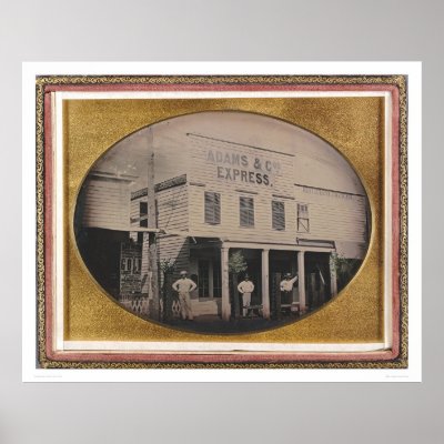 Adams & Co. Express building (40129) Poster by Bancroft