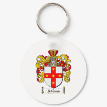 Adams Coat of Arms / Adams Family Crest keychains
