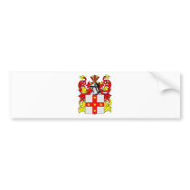 Adams (English) Coat of Arms Bumper Sticker