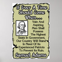 Adams: Experienced Patriots Poster
