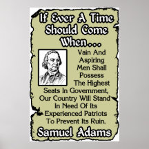 Adams: Experienced Patriots Poster