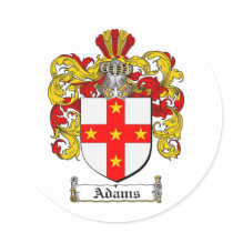 ADAMS FAMILY CREST -  ADAMS COAT OF ARMS stickers