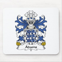 Adams Family Crest mousepads by coatsofarms Adams Family Crest mousepads