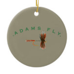 Adams Fly Lure Christmas Ornaments