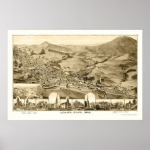 Adams, MA Panoramic Map - 1882 Posters