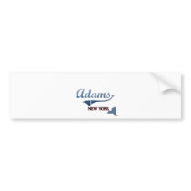 Adams New York City Classic Bumper Sticker