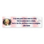 Adams - Three is a Congress - Bumper Bumper Sticker