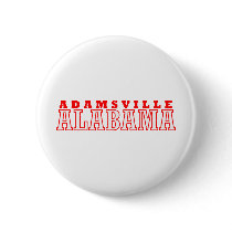 Adamsville, Alabama City Design Pinback Button