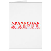 Adamsville, Alabama City Design Card