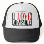 Adamsville, Alabama City Design Trucker Hat